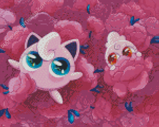 Jigglypuff And Igglybuff Diamond Paintings