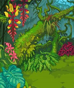 Jungle Plants Diamond Paintings