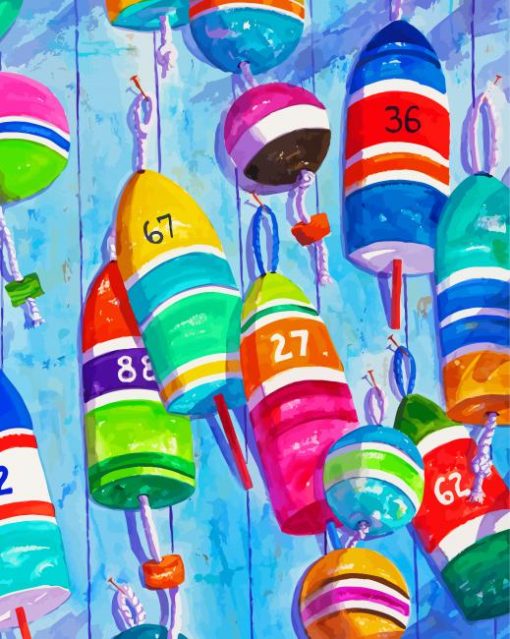 Lobster Buoy Diamond Paintings