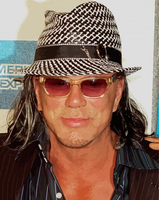 Mickey Rourke Actor Diamond Paintings