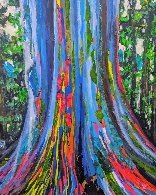 Rainbow Tree Diamond Paintings