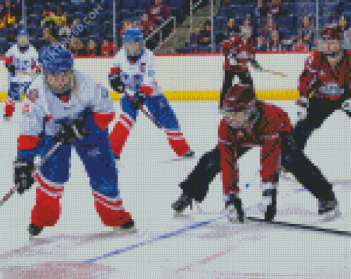 Ringette Sport Players Diamond Paintings