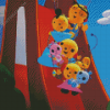 Rolie Polie Olie Cartoon Characters Diamond Paintings