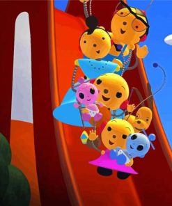 Rolie Polie Olie Cartoon Characters Diamond Paintings