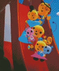 Rolie Polie Olie Cartoon Characters Diamond Paintings