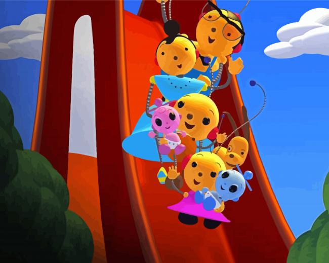 Rolie Polie Olie Cartoon Characters Diamond Paintings