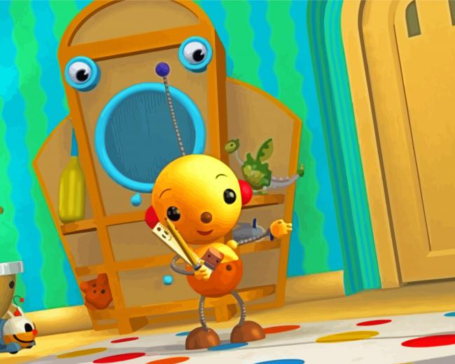 Rolie Polie Olie Character Diamond Paintings