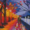 Romantic River Walk Art Diamond Paintings