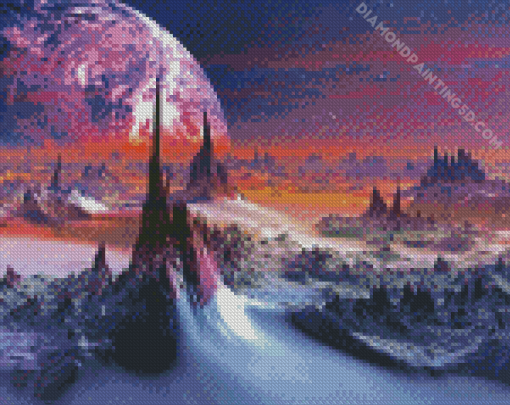 Science Fiction Landscape Diamond Paintings