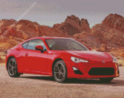 Scion FR S Car Diamond Paintings