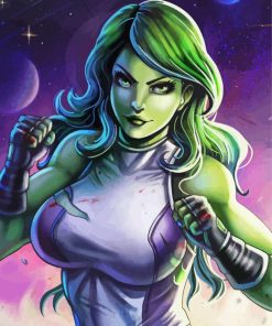 She Hulk Character Diamond Paintings