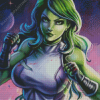 She Hulk Character Diamond Paintings