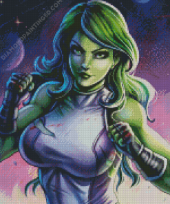 She Hulk Character Diamond Paintings