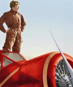 The Aviator Amelia Earhart Diamond Paintings