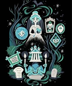 The Haunted Mansion Art Diamond Paintings