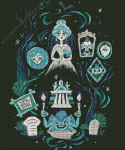 The Haunted Mansion Art Diamond Paintings