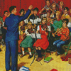 Vintage School Orchestra Diamond Paintings