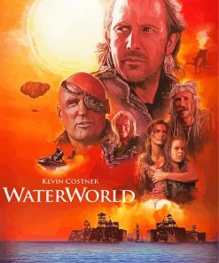 Waterworld Movie Poster Diamond Paintings