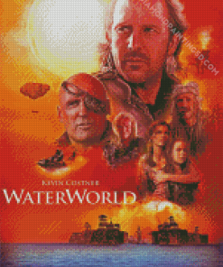 Waterworld Movie Poster Diamond Paintings