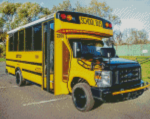 Aesthetic School Bus Diamond Paintings