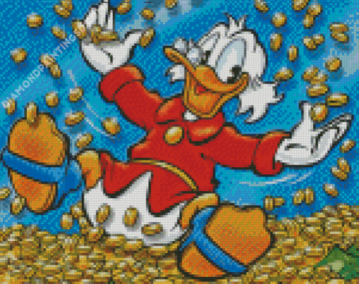 Aesthetic Carl Barks Scrooge McDuck Diamond Paintings