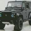 Black Land Rover Diamond Paintings