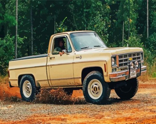 Chevy C10 Truck Diamond Paintings