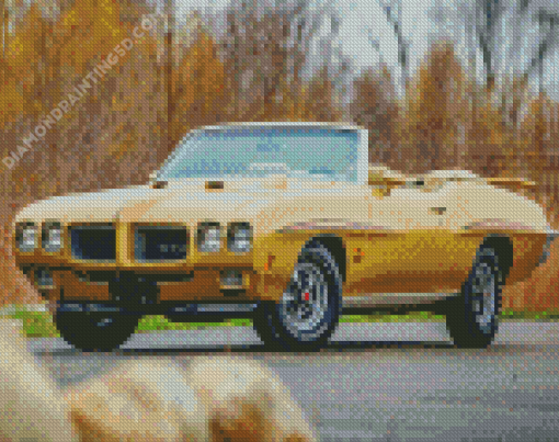 Classic Pontiac 1970 GTO Diamond Paintings