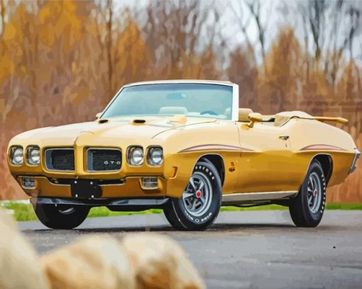 Classic Pontiac 1970 GTO Diamond Paintings