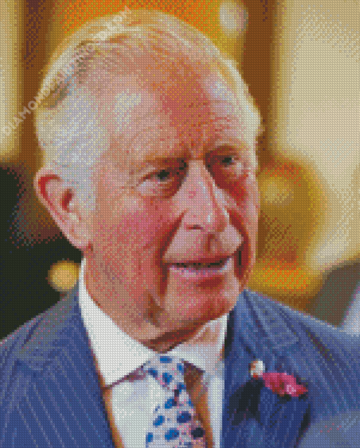 Classy King Charles III Diamond Paintings