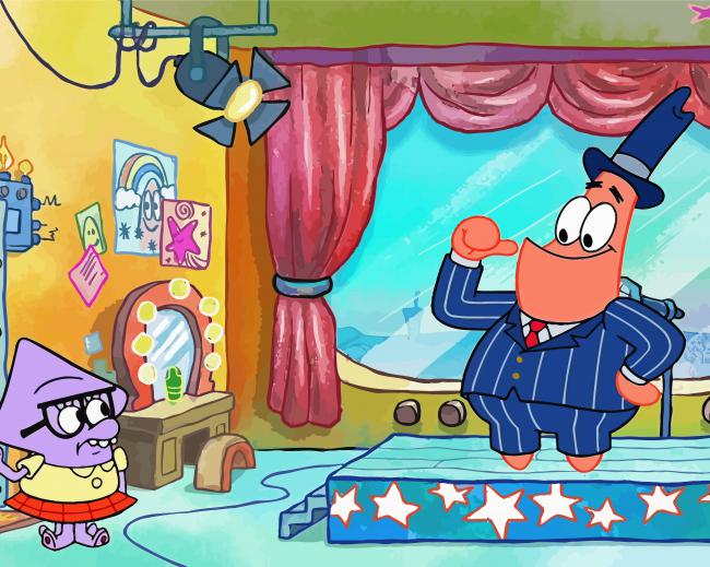 Classy Patrick Star Diamond Paintings