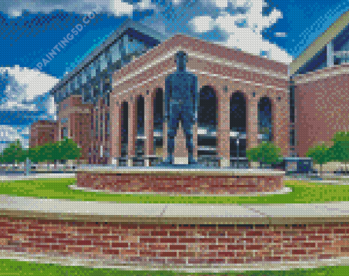 College Station Statue Diamond Paintings