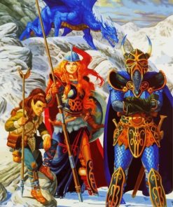 Cool Dragonlance Diamond Paintings