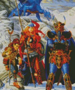 Cool Dragonlance Diamond Paintings