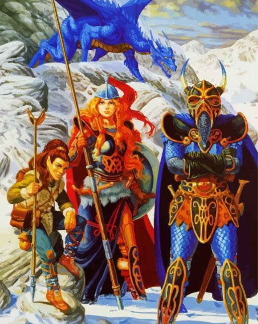 Cool Dragonlance Diamond Paintings