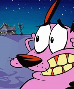 Courage The Cowardly Dog Diamond Paintings