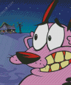 Courage The Cowardly Dog Diamond Paintings