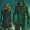 Green Arrow And Felicity P Diamond Paintings