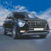 Hyundai Creta Car Diamond Paintings