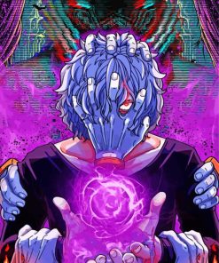 Neon Tomura Shigaraki Diamond Paintings