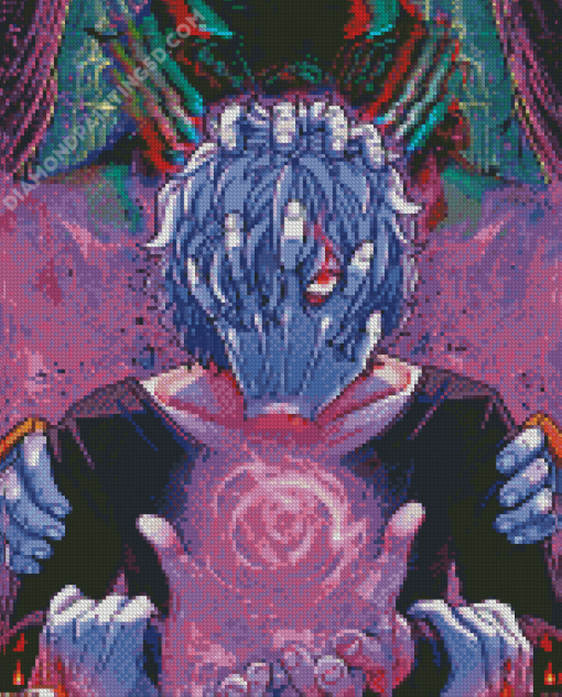 Neon Tomura Shigaraki Diamond Paintings