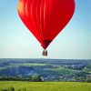 Red Romantic Hot Air Balloon Diamond Paintings