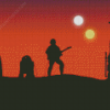 Tatooine Silhouette Star Wars Diamond Paintings