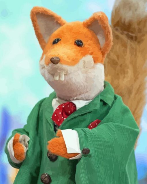 Basil Brush Cartoon Diamond Paintings