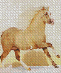 Beige Welsh Pony Diamond Paintings