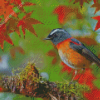 Bird In Autumn Diamond Paintings