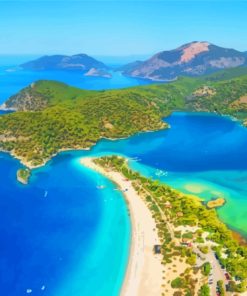 Blue Lagoon In Oludeniz Diamond Paintings