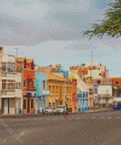 Cape Verde Streets Diamond Paintings