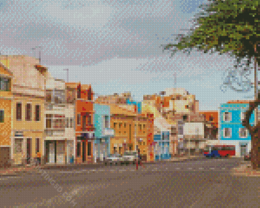 Cape Verde Streets Diamond Paintings