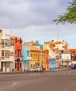 Cape Verde Streets Diamond Paintings